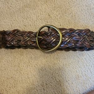 Ralph Lauren brown braided belt